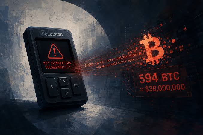 Взлом кошельков Coldcard — хакеры вывели $70 млн биткоина за 41 минуту